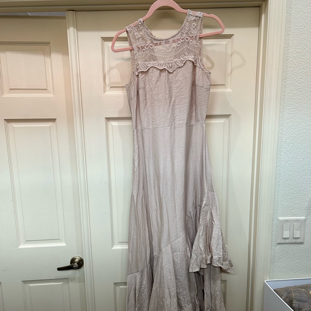 Joyfolie lace back dress